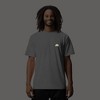 Dalix Rainbow (Glow in the Dark) Embroidered Relaxed Heavy Soft Cotton T Shirt Mens - 2 of 4