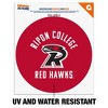 Ripon College Red Hawks Logo Automotive Car Window Locker Circle Bumper Sticker - 2 of 4