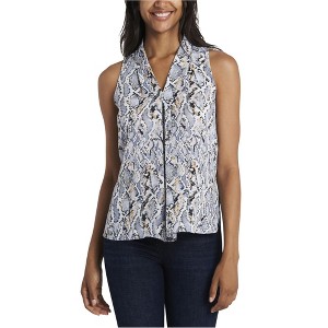 Vince Camuto Womens Inverted-Pleat Sleeveless Blouse Top - 1 of 1