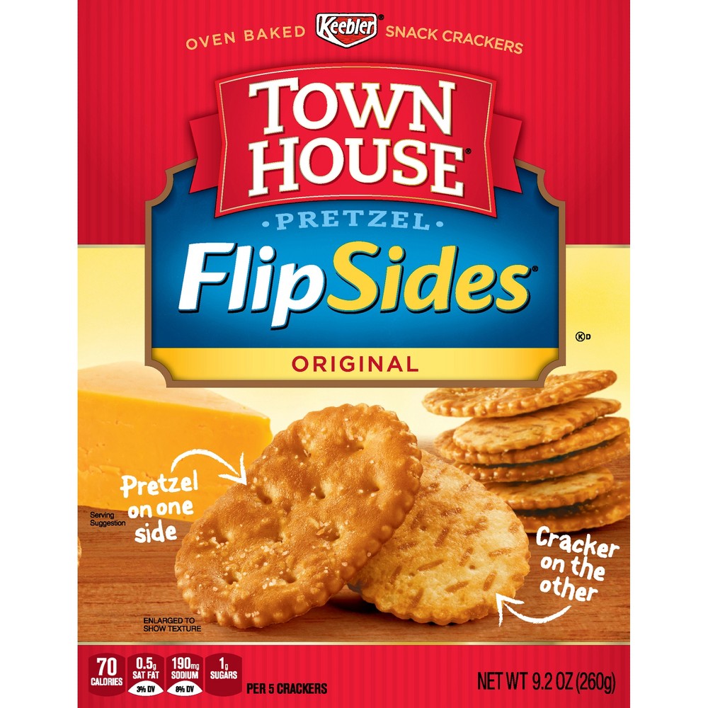 UPC 030100103097 product image for Town House Flipsides Pretzel Original Crackers - 9.2oz | upcitemdb.com