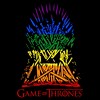 Women's Game of Thrones Rainbow Iron Throne T-Shirt - 2 of 4