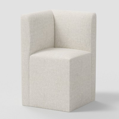 Cora Dining Corner Chair in Performance Textured Weave Flax - Threshold™