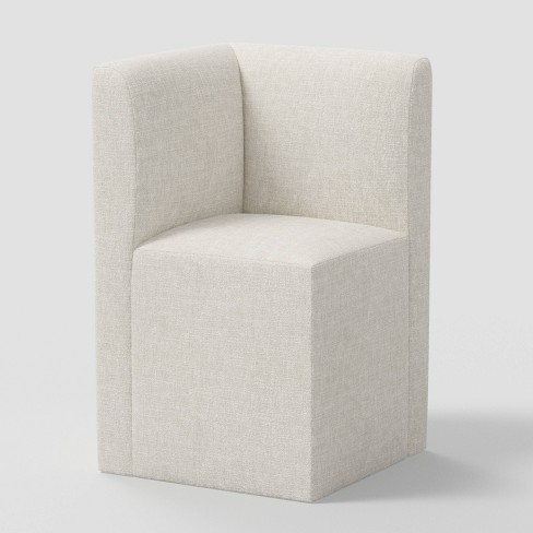 Cora Dining Corner Chair In Performance Textured Weave Flax Threshold Target