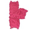 Wrapables Gathered Ruffles Baby Leg Warmers (Set of 3), Lilac, Cherry Red, Fuschia - 4 of 4