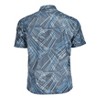 Beyond Paradise Men's Geometric Print Cotton Shirt | Dark Blue - image 3 of 3