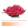 Unique Bargains Soft Fabric Weddings Party Women Rose Flower Hair Clips - 3 of 4