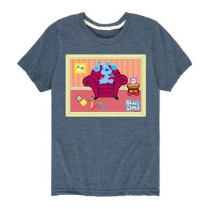 Boys' - Blue's Clues & You! - Blue Polaroid Short Sleeve Graphic T-Shirt - 1 of 4