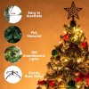 Joiedomi 6FT Prelit Christmas Tree with Decoration Kit, Large Artificial Xmas Tree for Christmas Holiday Indoor Outdoor Decorations - 3 of 4