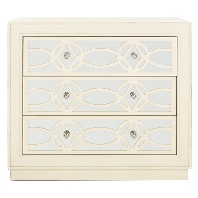 Catalina 3 Drawer Chest Antique Beige - Safavieh