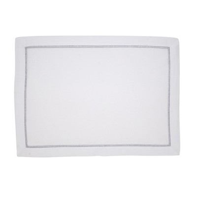 Saro Lifestyle Embroidered Line Design Placemat - Thumbnail 2
