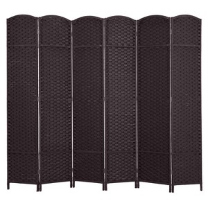 BestMassage 4/6/8 Panel Folding Privacy Screen Space Divider for Room Office and Studio - 1 of 4