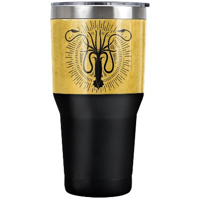 Game Of Thrones Greyjoy Sigil Steel Tumbler 30oz Coffee Travel Mug