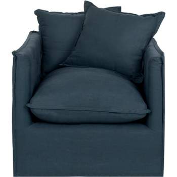Joey Arm Chair - Blue - Safavieh.