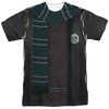 Men's Harry Potter Slytherin Thin Scarf Short Sleeve Costume T-Shirt - 2 of 4