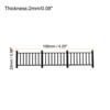 Unique Bargains Miniature Garden Decorative Fence Picket Fence 2 Pcs - 2 of 4