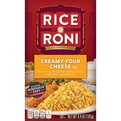Rice A Roni Creamy Four Cheese Rice Mix - 6.4oz