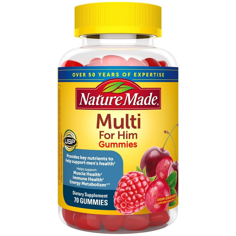 Nature Made Multivitamin for Him Gummies, 1 of 8