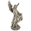 Northlight 23.25" Standing Religious Angel Outdoor Patio Garden Bird Bath or Feeder Statue - Ivory - 3 of 4