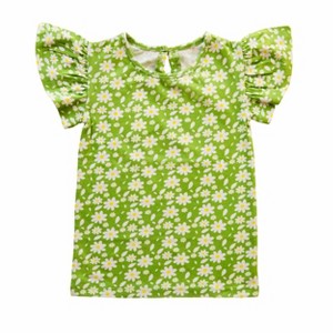 Ola! Otter Flutter Sleeve Top - Breezy Daisy - 1 of 4