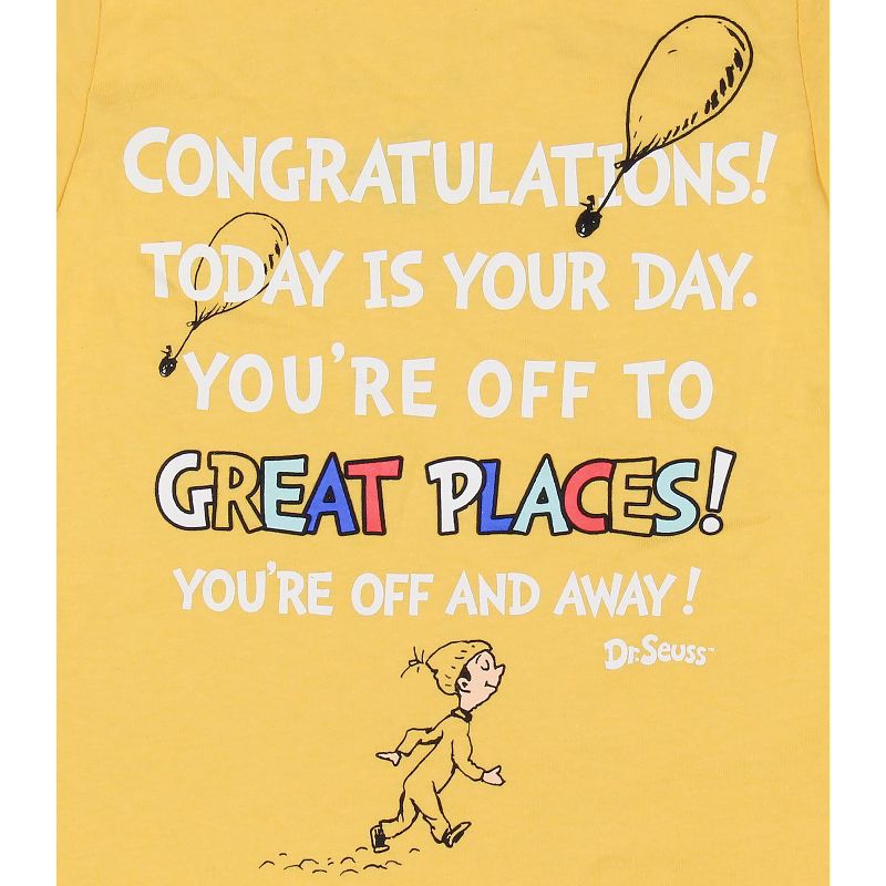 Dr. Seuss Toddler Boy's Congratulations Today Is Your Day Graphic T-Shirt, 2 of 4