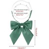 INSPIRE CHIC Women's Metallic Shiny Pre-tied Adjustable Strap Bow Ties - 2 of 4