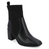 Journee Collection Medium and Wide Width Women's Harlowe Booties - 2 of 4