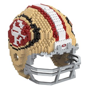 Forever Collectibles San Francisco 49ers NFL FOCO BRXLZ Helmet Building Block Set - 1 of 4