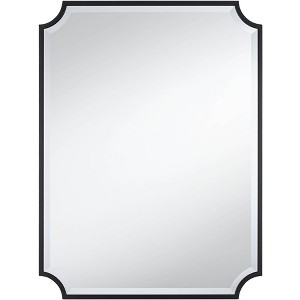 Noble Park Jacinda 30" x 40" Cut Edge Black Wall Mirror - 1 of 4