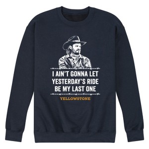Men's - Yellowstone - Kayce Yesterdays Ride Graphic Fleece Sweatshirt - 1 of 4