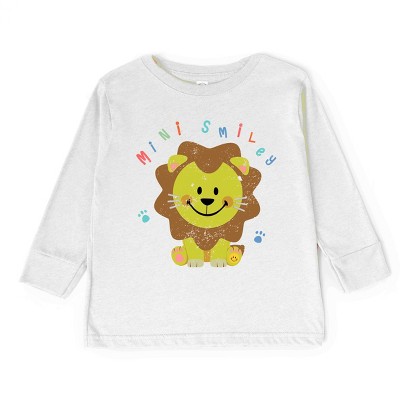 The Juniper Shop Mini Smiley Lion Paws Toddler Long Sleeve Tee