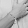 Black Bow Jewelry 8mm Stainless Steel Antiqued & Polished Franco Chain Bracelet, 8.5 In - 4 of 4