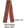 INSPIRE CHIC Women's Lovely Polka Dot Pattern Hair Band Neck Wraps 38.5x3.5 inches(LxW) - 3 of 4