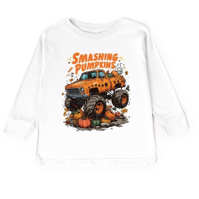 Smashing Pumpkins Monster Truck Grunge - Kids Youth Long Sleeve Tee and Kids Toddler Long Sleeve Tee