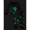 The Children's Place Baby Christmas Glow In The Dark Long Sleeve Santa Dancing Snug Fit Cotton Pajamas - 2 of 4