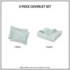 Sapphtopaz Bedding Comforter Set Quilt Set Cotton Reversible Wave Starfish and Seashell Embroidered Quilt 4 Piece - 3 of 4