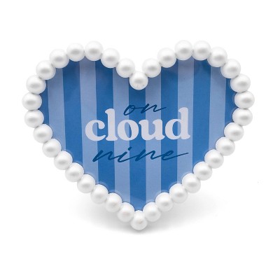 3.25"x4.5" Picture Frame Heart Off-White - Bullseye's Playground™
