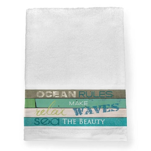 Laural Home Oceana Bath Towel