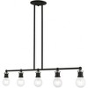 Livex Lighting Lansdale 5 - Light Chandelier in  Black/Brushed Nickel - 4 of 4