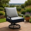 Home Fashions International 2pc Deep Seat Outdoor Cushion Set - 3 of 3