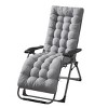 67x22in Chaise Lounger Cushion Recliner Rocking Chair Sofa Mat Deck Chair Cushion - 4 of 4
