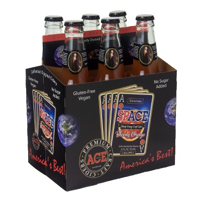 ACE Space Blood Orange Hard Cider - 6pk/12 fl oz Bottles