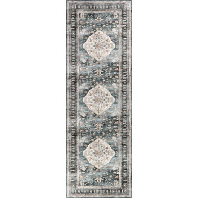 Nuloom Davi Faded Spill Proof Treated Pet Friendly Premium Machine Washable Area Rug