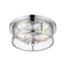 Z-Lite Savannah 2 - Light Flush Mount in  Chrome - 3 of 4