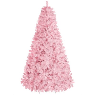 Yaheetech 4.5Ft/6Ft/7.5Ft Artificial Christmas Tree Hinged Spruce Artificial Tree with Foldable Stand