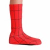 HalloweenCostumes.com One Size  Kids Spider-Man Boot Covers | Child Superhero Costume Accessories, Black/Red - 3 of 4