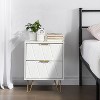 Hommoo 2 Drawers Nightstand - 4 of 4