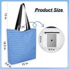 Women's Tote Bag with Buckle and Zipper Inner Pocket Reusable - 3 of 4
