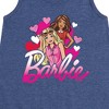 Girls' - Barbie - BFF Hearts Graphic Sleeveless Aline Dress - 2 of 4