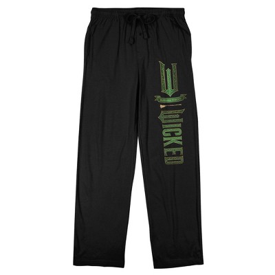 Wicked Part 1 Elphaba Thropp W Women's Black Sleep Pajama Pants