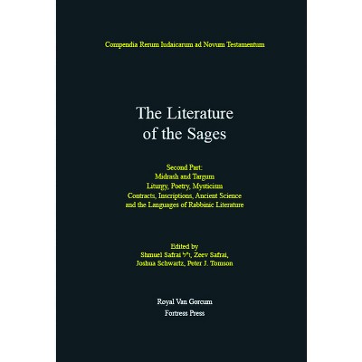 The Literature of the Sages, Second Part - (Compendia Rerum Judaicarum Ad Novum Testamentum) by  Zeev Safrai (Hardcover)